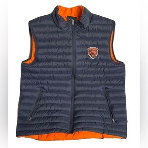 NFL Chicago Bears FOOTBALL QUILTED Puffer VEST XL 🏈